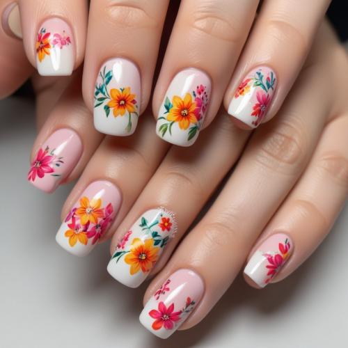 pikaso_texttoimage_nail-painting-flowers